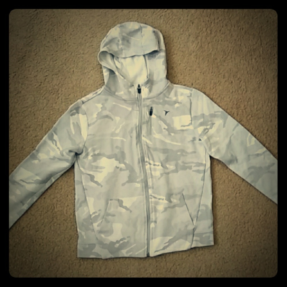 Gray Camo Zip Jacket